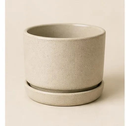 Stoneware Pot, Drained — 12 cm Pot
